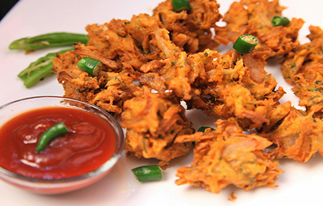 Crispy Pakoras Served at Istanbul Kebab & Pizza House Kirkcaldy