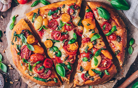 4 Slices of Pizza Served at Istanbul Kebab & Pizza House Kirkcaldy